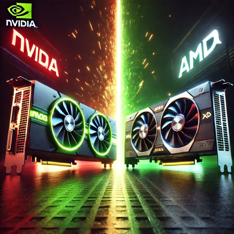 مقایسه کارت گرافیک amd و nvidia