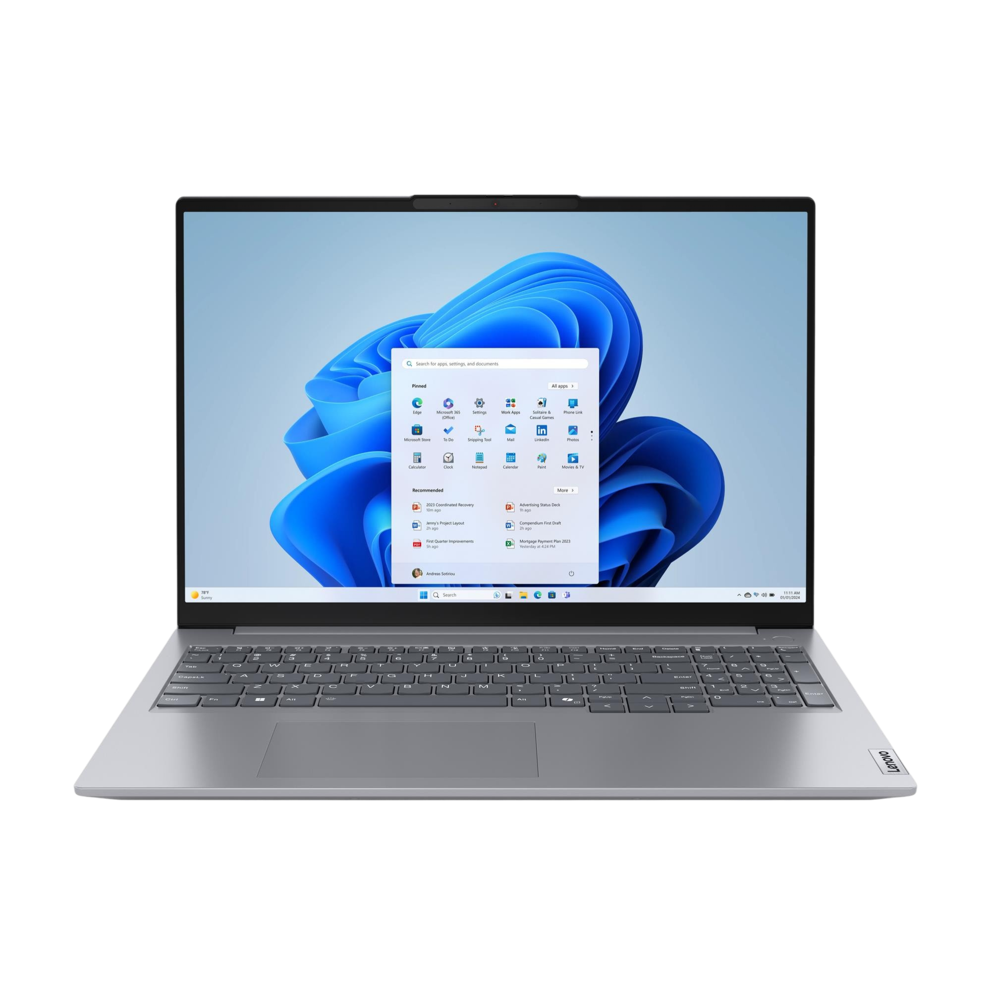 لپ تاپ 16 اینچی لنوو مدل ThinkBook 16 R7(7735HS) لپ تاپ 16 اینچی لنوو مدل ThinkBook 16 R7(7735HS)